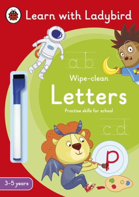 Bilde av Letters: A Learn With Ladybird Wipe-clean Activity Book 3-5 Years Av Ladybird