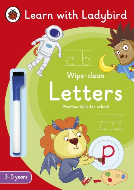 Letters: A Learn with Ladybird Wipe-Clean Activity Book 3-5 years - Ideal for home learning (EYFS)