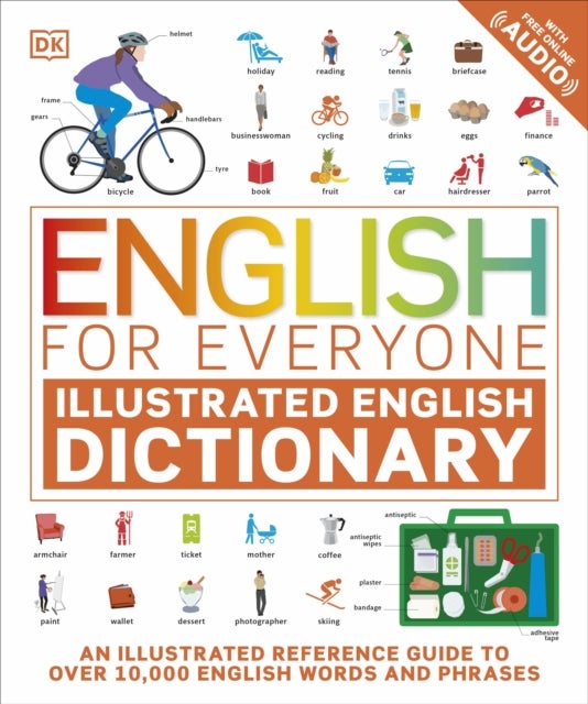 Bilde av English For Everyone Illustrated English Dictionary With Free Online Audio Av Dk