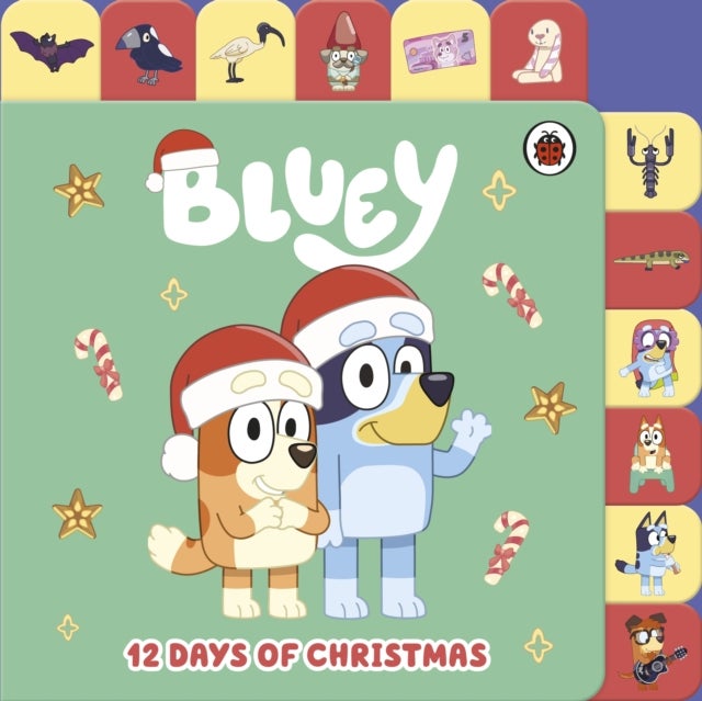 Bilde av Bluey: 12 Days Of Christmas Tabbed Board Book Av Bluey