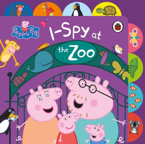 Peppa Pig: I Spy at the Zoo - Tabbed Board Book