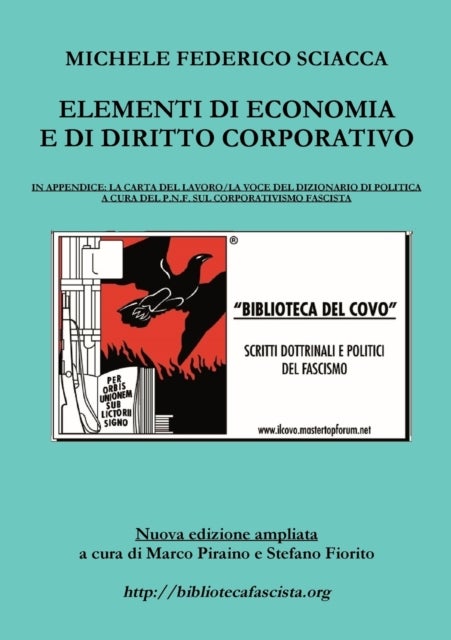 Bilde av Elementi Di Economia E Di Diritto Corporativo Av Michele Federico Sciacca, Marco Piraino