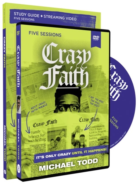 Bilde av Crazy Faith Study Guide With Dvd Av Michael Todd