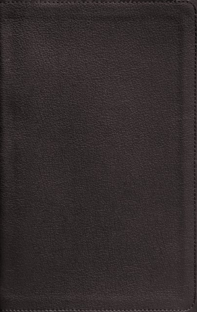 NASB, Personal Size Bible, Large Print, Genuine Leather, Calfskin, Black, Red Letter, 1995 Text, Com