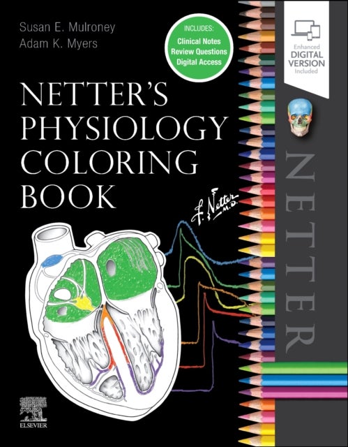 Bilde av Netter&#039;s Physiology Coloring Book Av Susan Phd (department Of Physiology Georgetown University Medical Center Washington District Of Columbia) Mu
