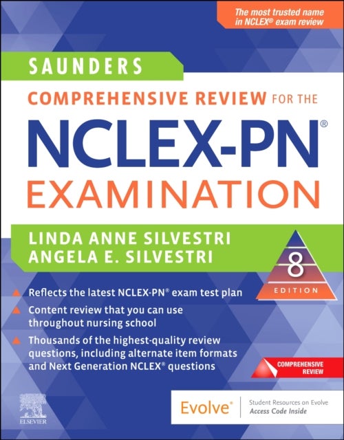 Bilde av Saunders Comprehensive Review For The Nclex-pn¿ Examination Av Linda Anne (nursing Instructor University Of Nevada Las Vegas Las Nevada Silvestri, Inc