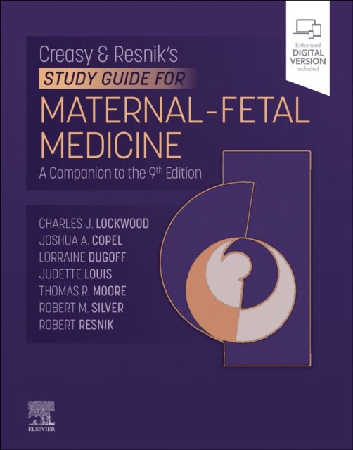 Bilde av Creasy-resnik&#039;s Study Guide For Maternal Fetal Medicine Av Charles J. (dean College Of Medicine Professor Of Obstetrics And Gynecology Leslie H.