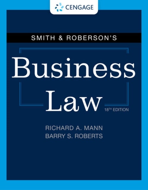 Bilde av Smith &amp; Roberson&#039;s Business Law Av Barry (the University Of North Carolina At Chapel Hill) Roberts, Richard (the University Of North Carolina