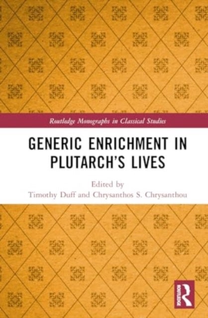 Generic Enrichment in Plutarch¿s Lives