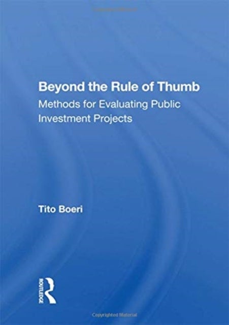 Bilde av Beyond The Rule Of Thumb Av Tito Boeri