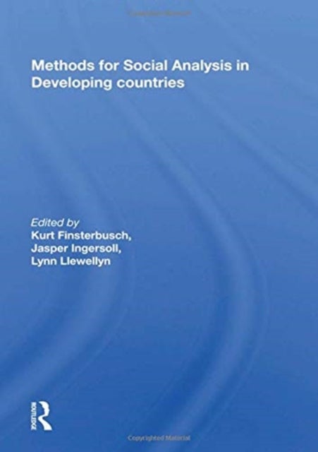 Bilde av Methods For Social Analysis In Developing Countries