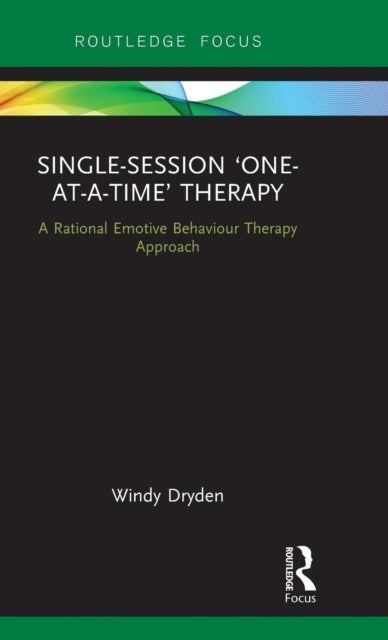 Bilde av Single-session ¿one-at-a-time¿ Therapy Av Windy (goldsmiths University Of London Uk) Dryden