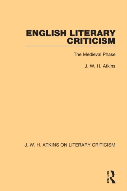 Bilde av English Literary Criticism Av J. W. H. Atkins