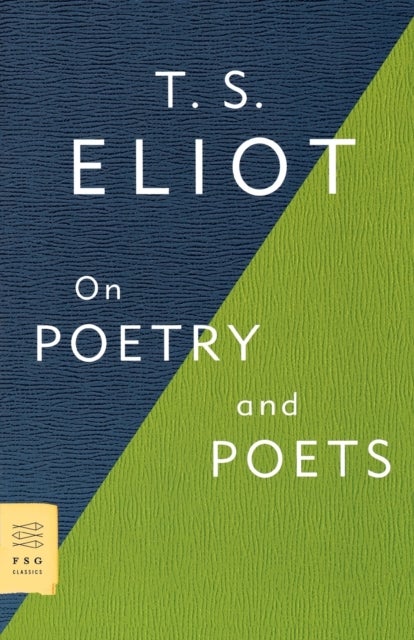 Bilde av On Poetry And Poets Av Professor T S Eliot