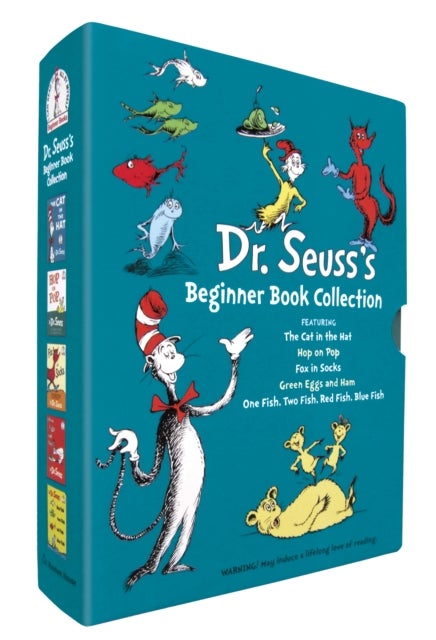 Dr. Seuss's Beginner Book Collection - The Cat in the Hat; One Fish Two Fish Red Fish Blue Fish; Green Eggs and Ham; Hop on Pop; Fox in Soc