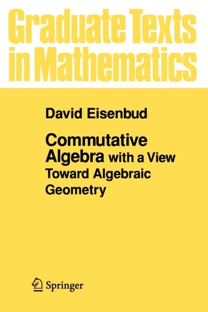 Bilde av Commutative Algebra Av David Eisenbud