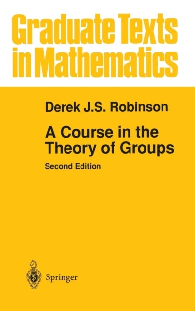 Bilde av A Course In The Theory Of Groups Av Derek J.s. Robinson