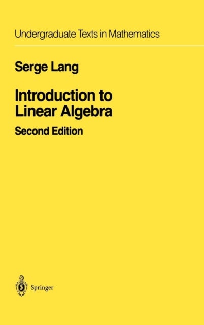 Bilde av Introduction To Linear Algebra Av Serge Lang