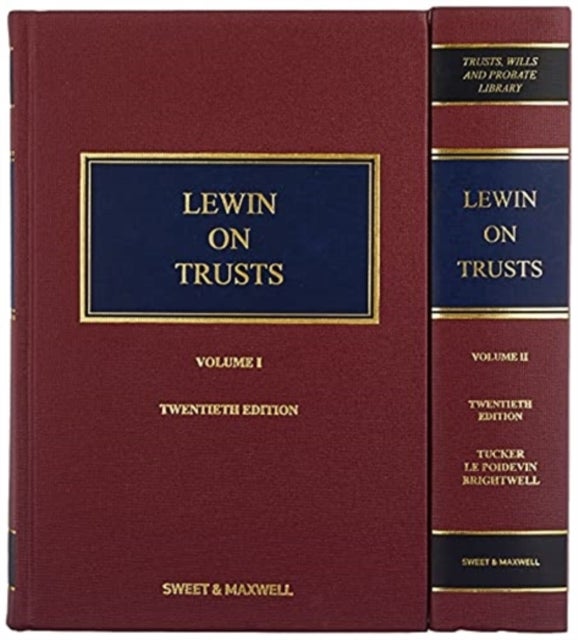 Bilde av Lewin On Trusts Av Lynton Tucker, Nicholas Le Poidevin Qc, James Brightwell