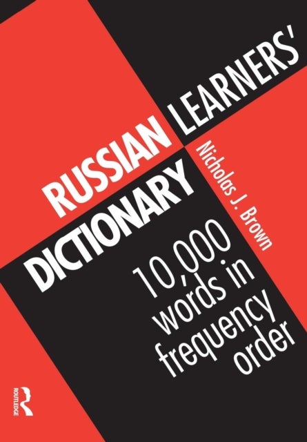 Bilde av Russian Learners&#039; Dictionary Av Nicholas Brown