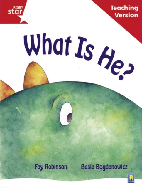 Bilde av Rigby Star Guided Reading Red Level: What Is He? Teaching Version