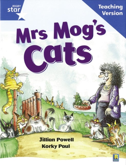 Bilde av Rigby Star Guided Reading Blue Level: Mrs Mog&#039;s Cat Teaching Version