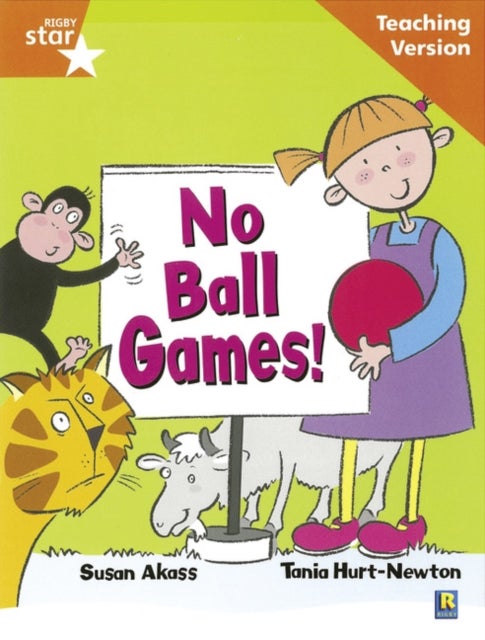 Bilde av Rigby Star Guided Reading Orange Level: No Ball Games Teaching Version