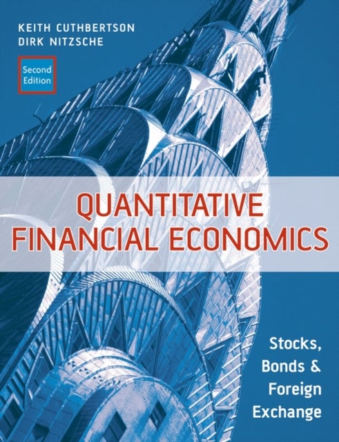 Bilde av Quantitative Financial Economics Av Keith (imperial College London Uk) Cuthbertson, Dirk (imperial College London Uk) Nitzsche
