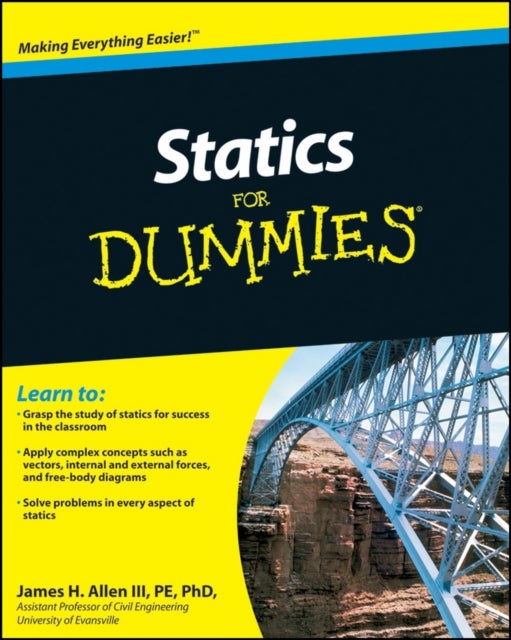 Bilde av Statics For Dummies Av James H. Allen