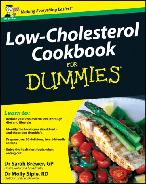 Bilde av Low-cholesterol Cookbook For Dummies Av Dr. Sarah Brewer, Molly Siple