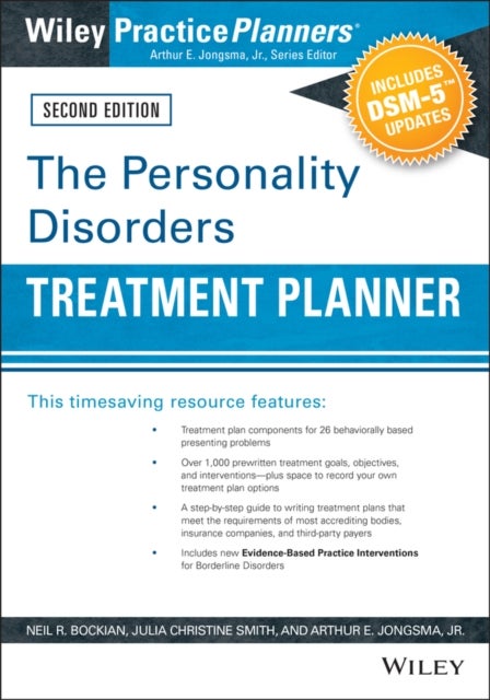 Bilde av The Personality Disorders Treatment Planner: Includes Dsm-5 Updates Av Neil R. (chicago Illinois) Bockian, Julia C. Smith, David J. Berghuis