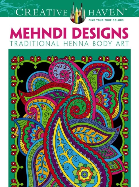 Bilde av Creative Haven Mehndi Designs Coloring Book Av Marty Noble