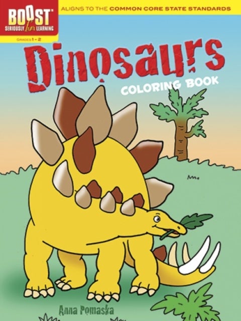Bilde av Boost Dinosaurs Coloring Book Av Anna Pomaska
