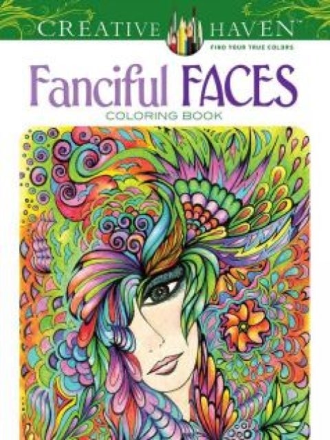 Bilde av Creative Haven Fanciful Faces Coloring Book Av Miryam Adatto
