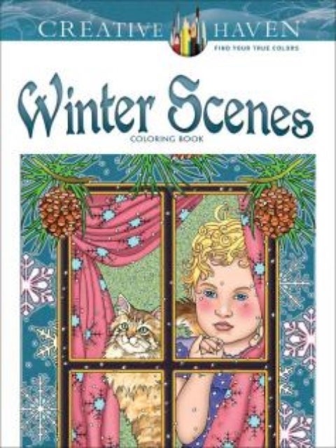 Bilde av Creative Haven Winter Scenes Coloring Book Av Marty Noble