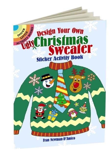 Bilde av Design Your Own &quot;ugly&quot; Christmas Sweater Sticker Activity Book Av Fran Newman-d&#039;amico