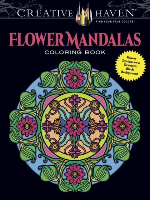 Bilde av Creative Haven Flower Mandalas Coloring Book Av Marty Noble