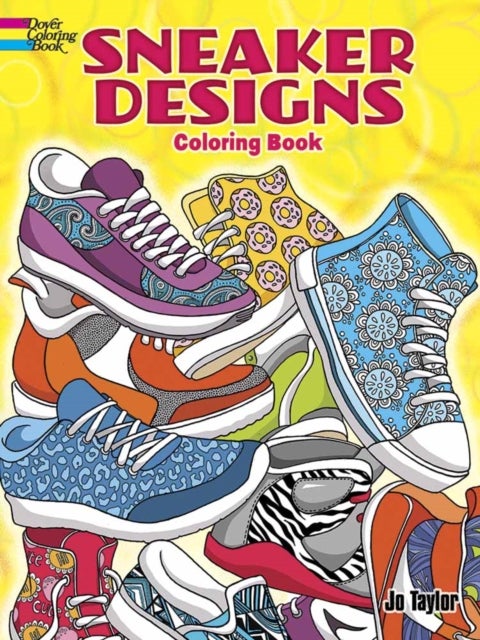Bilde av Sneaker Designs Coloring Book Av Jo Taylor