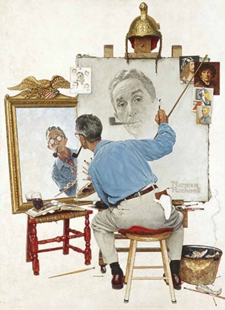 Bilde av Norman Rockwell&#039;s Triple Self-portrait Notebook Av Norman Rockwell