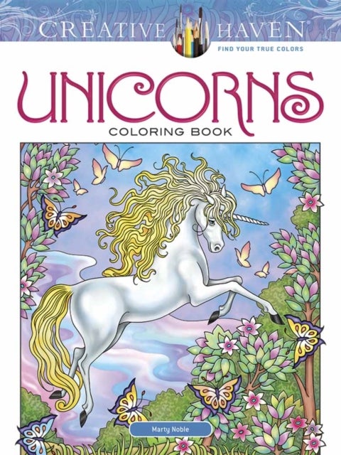 Bilde av Creative Haven Unicorns Coloring Book Av Marty Noble