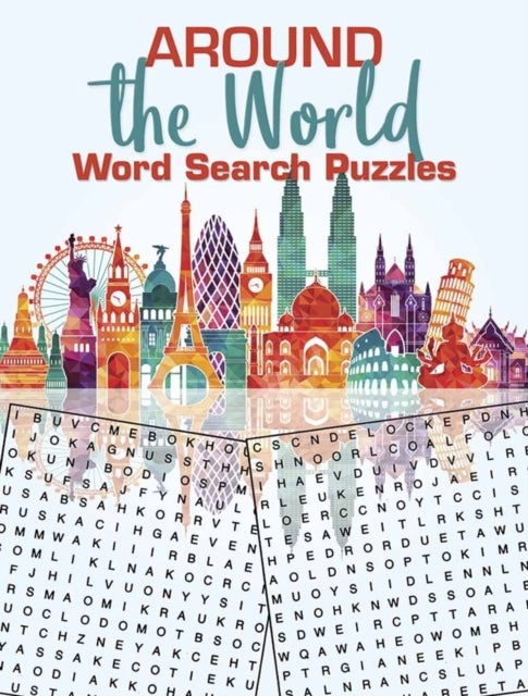 Bilde av Around The World Word Search Puzzles Av Victoria Fremont