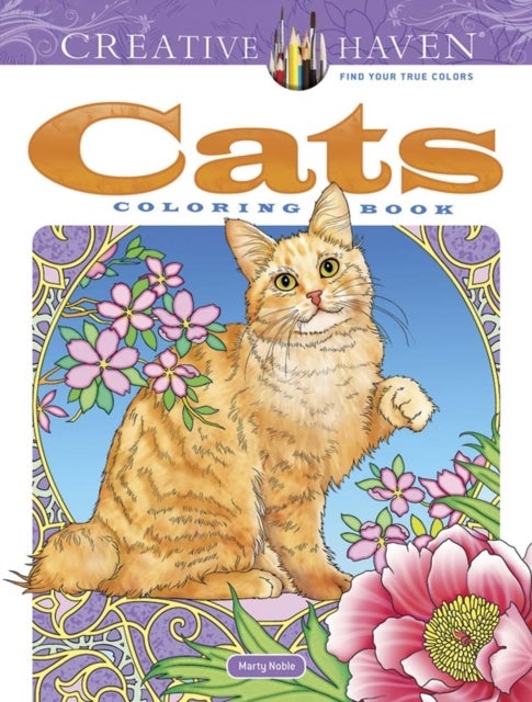 Bilde av Creative Haven Cats Coloring Book Av Marty Noble