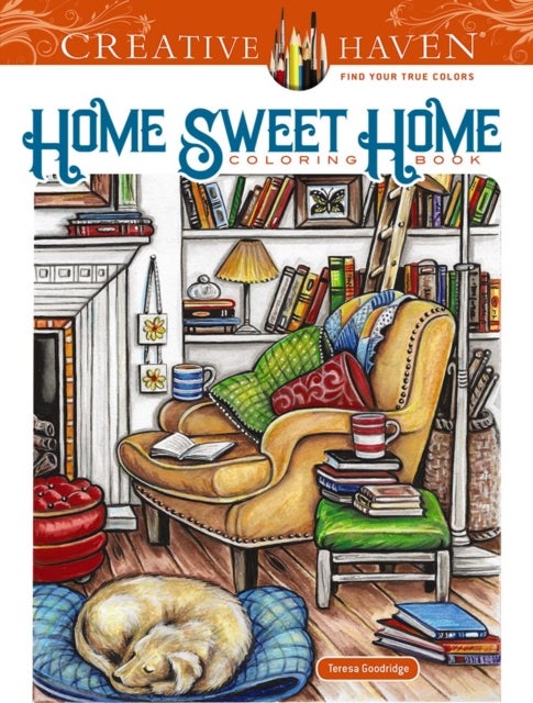Bilde av Creative Haven Home Sweet Home Coloring Book Av Teresa Goodridge
