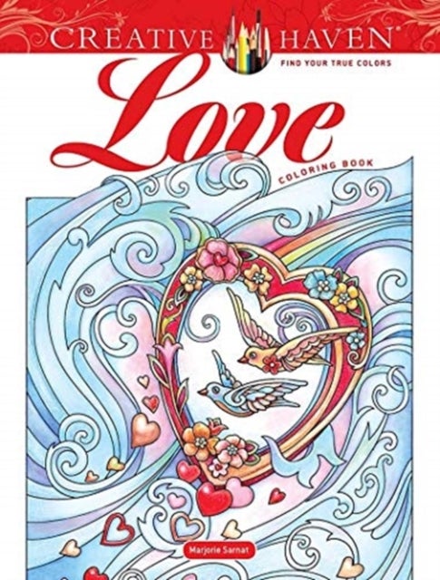 Bilde av Creative Haven Love Coloring Book Av Marjorie Sarnat