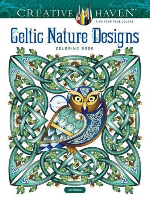 Bilde av Creative Haven Celtic Nature Designs Coloring Book Av Cari Buziak