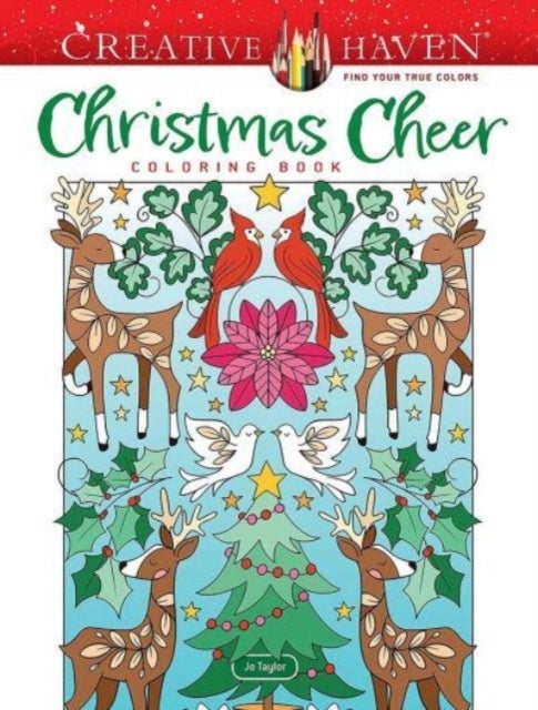 Bilde av Creative Haven Christmas Cheer Coloring Book Av Jo Taylor