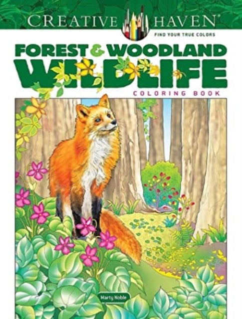 Bilde av Creative Haven Forest &amp; Woodland Wildlife Coloring Book Av Marty Noble