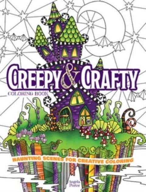 Creepy & Crafty Coloring Book - Haunting Scenes for Creative Coloring