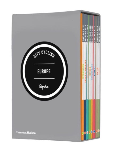 City Cycling Europe - Slipcased set of 8 paperback volumes, including Paris, Milan, London, Copenhagen, Berlin, Barcelona,