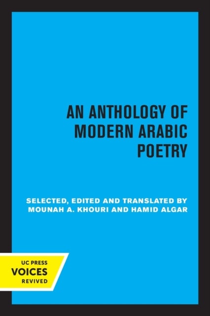 Bilde av An Anthology Of Modern Arabic Poetry